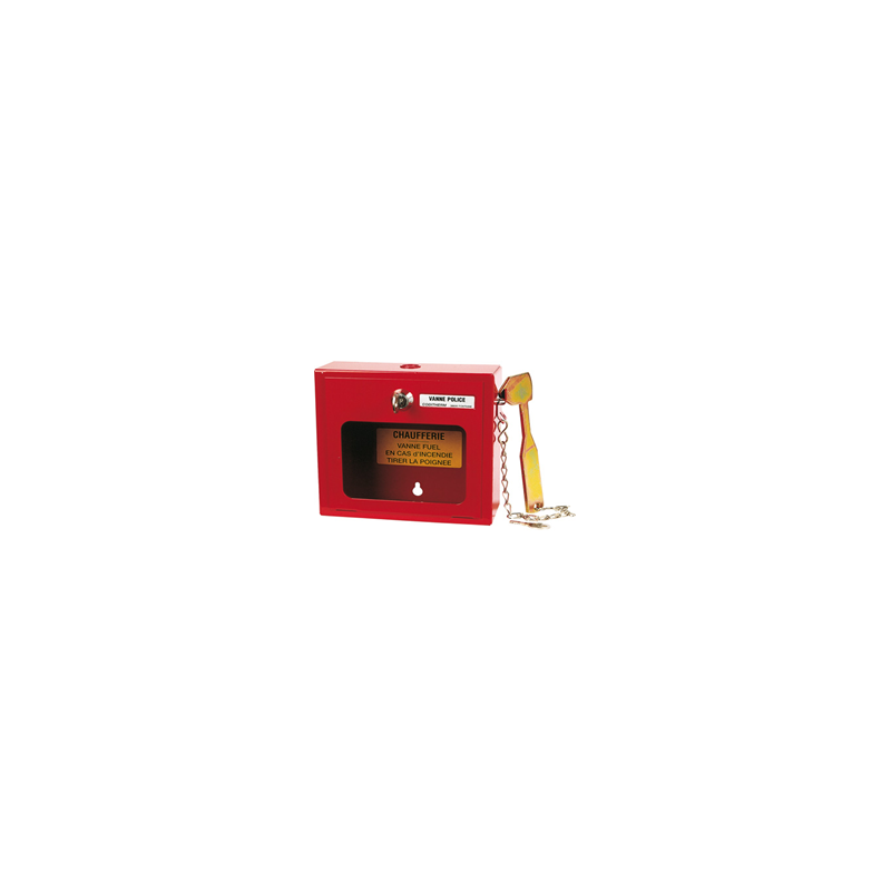 Coffret gaz nu en tôle prélaquée Coffret gaz nu en tôle prélaquée