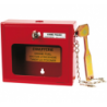 Coffret gaz nu en tôle prélaquée
