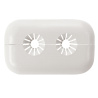 ROSACE DOUBLE EN PP BLANC