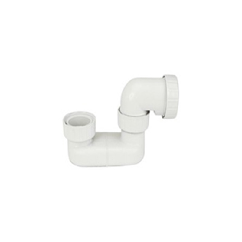 SIPHON DE DOUCHE A VISSER EN PVC BLANC